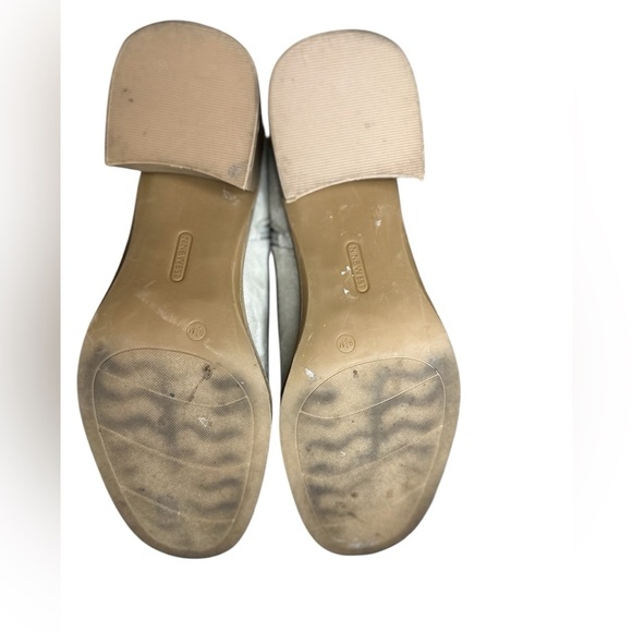 Nine West‎ Tan Suede Chunky Heel Booties - Size 9.5 - Picture 6 of 9